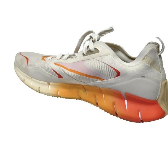 Reebok Zig Kinetica Sneakers Horizon Womens Size 10.5 Running Alabaster Carotene - Picture 4 of 11